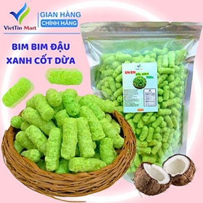 Bim Bim Đậu Xanh Nước Cốt Dừa 250G/500G VIETTIN MART