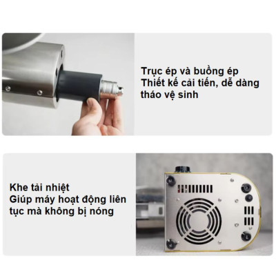 Máy ép dầu ăn thực vật Nóng và Lạnh thương hiệu Anh Quốc AOSIDA WF-J118 - Công suất 1800W - Hàng chính hãng