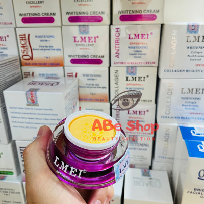 Kem LMEI Linh Chi - Đông Trùng - Collagen 25g - Dưỡng Trắng - Chống Lão Hóa - Giảm Nếp Nhăn - Ngừa Thâm Nám