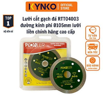 LƯỠI CẮT GẠCH - ĐÁ RTT04003 đường kính phi Ø105mm lưỡi liền chính hãng cao cấp