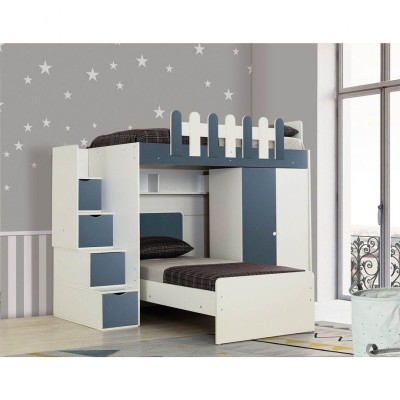 Giường gỗ 2 tầng cho bé thiết kế linh hoạt SMLIFE Sigore