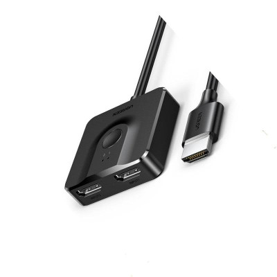 Ugreen UG70607CM311TK 4K 30Hz 2 Way Hdmi Bidirectional Switch Splitter with Cable - HÀNG CHÍNH HÃNG