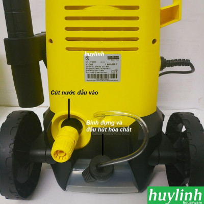 Máy xịt rửa xe cao áp Karcher K2 360 - Hàng chính hãng