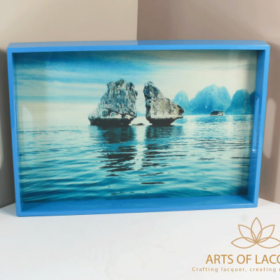 Khay Sơn Mài Vịnh Hạ Long