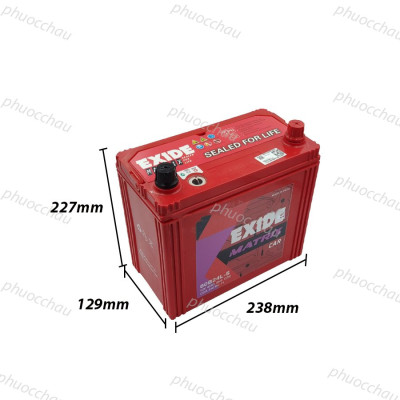 Bình Ắc Quy EXIDE 60B24L/LS 12V-55Ah