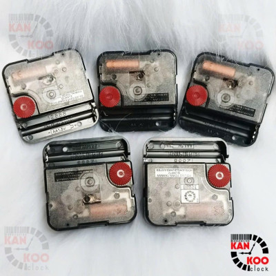 Máy Đồng Hồ Treo Tường Kim Trôi YoungTown Đài Loan 12888 – Bánh Xe Đỏ – Trục Đồng 9mm – Chạy Êm, Bền, Chuẩn Cho Đồng Hồ