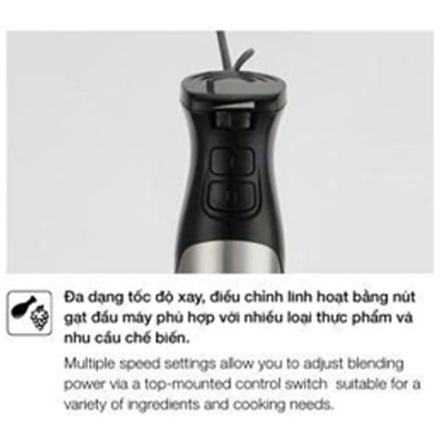 Máy xay cầm tay Hafele HS-HB800X 535.44.166 |  Công suất 800W | Thân máy bằng nhựa và thép không gỉ | Đa dạng tốc độ xay | Hàng chính hãng