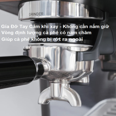 Máy pha cà phê Espresso chuyên nghiệp thương hiệu Mỹ cao cấp HiBREW H7A - Hàng Chính Hãng