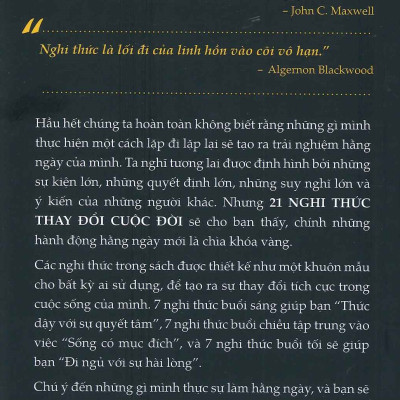 21 Nghi Thức Thay Đổi Cuộc Đời (21 Rituals to CHANGE YOUR LIFE) - Bài Thực Hành Mỗi Ngày Để Tâm Bình An