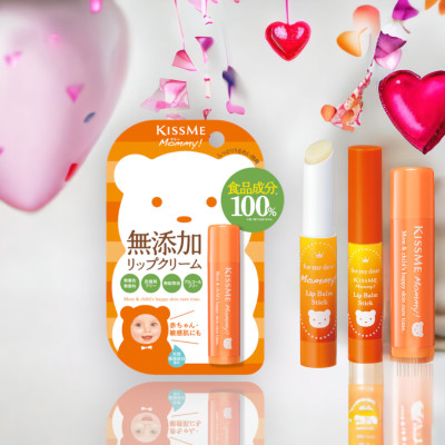 Kem Dưỡng Môi Cấp Ẩm Dành Cho Bé Từ 06 Tháng Tuổi Và Làn Da Nhạy Cảm Kissme Mommy Lip Cream N 2.5 G