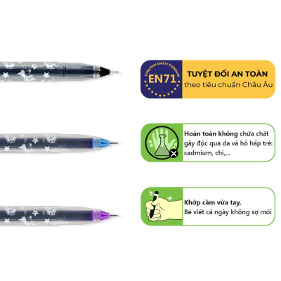 Hộp 20 Bút Gel Dino 0.5 mm - Smart Kids G01 - Mực Xanh