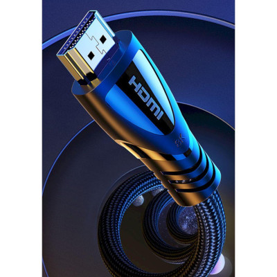 Ugreen UG50731HD140TK 8m 2.1 HDMI 8K 60hz 48Gpbs Male to Male Braided Cable 4k 120hz - HÀNG CHÍNH HÃNG
