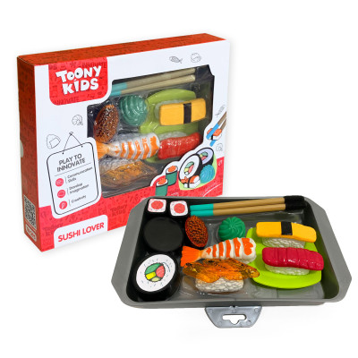 Đồ Chơi Nấu Ăn Sushi TOONYKIDS - Đồ Chơi Nhà Bếp Cho Bé - Sushi Lover TN095 [Tặng Kèm Sticker]