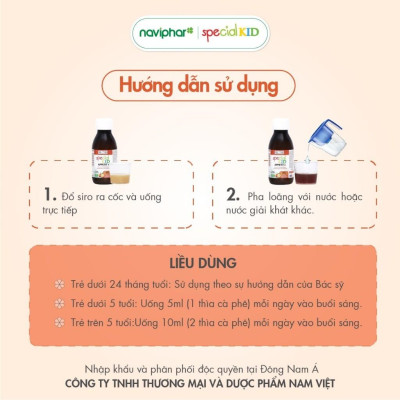 Siro Special Kid Appetit + - Hỗ trợ kích thích thèm ăn, giúp trẻ ăn ngon, tiêu hóa tốt - 125ml - Hàng Chính Hãng