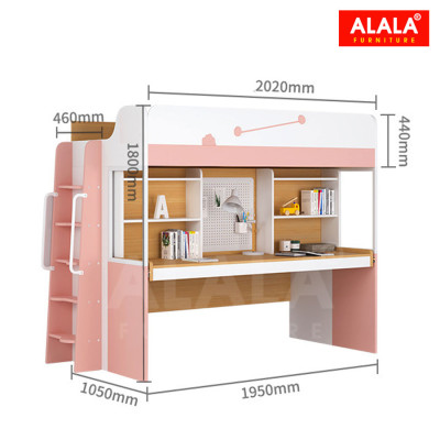 Giường tầng ALALA154 đa năng/ Miễn phí vận chuyển và lắp đặt/ Đổi trả 30 ngày/ Sản phẩm được bảo hành 5 năm từ thương hiệu ALALA/ Chịu lực 700kg