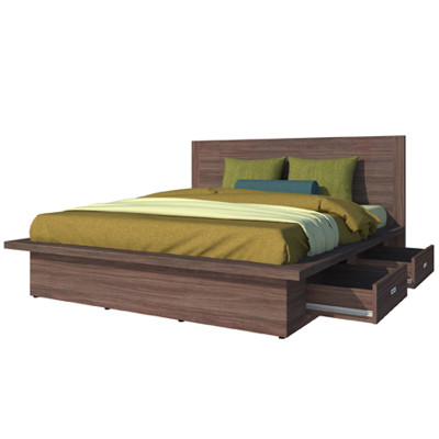 Giường ngủ 2 hộc kéo Tundo 140cm x 200cm