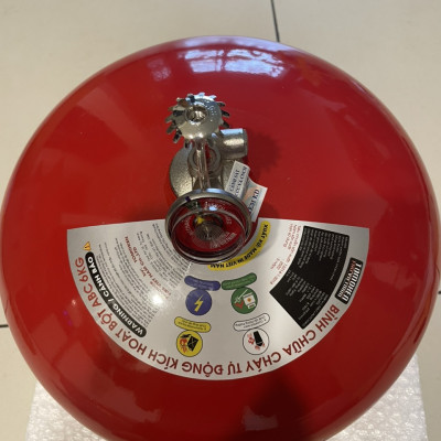 Bình cầu chữa cháy tự động Tomoken 6kg có kiểm định 