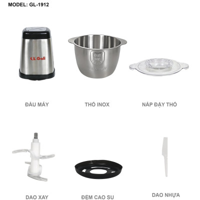 Máy xay thịt Gali GL-1912 Hàng Chính Hãng