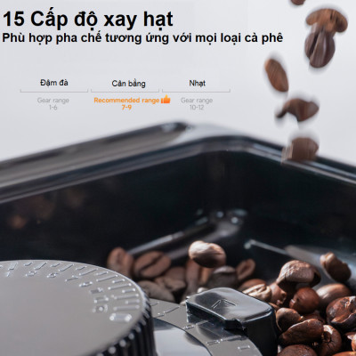 HÀNG NHẬP KHẨU - Máy pha cà phê tự động chuyên nghiệp, dùng cho quán cà phê, nhà hàng và khách sạn HiBREW H16