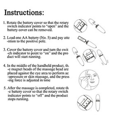 Máy Massage Mắt Kiểu Bút Chống Thâm Quầng Mini 208 Giá Rẻ (Có Hàng Sẵn Kho HCM) (Hàng Chính Hãng)