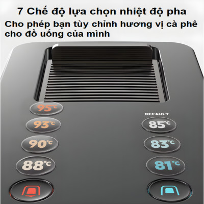 HÀNG CHÍNH HÃNG - Máy pha cà phê viên nén Nespresso tự động, Espresso, Cappuccino và Latte. Thương hiệu Mỹ cao cấp HiBREW - H15
