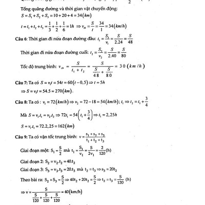 Vật Lý 10 - Tuyệt Kỹ Các Thủ Thuật Giải Nhanh Tự Luận - Trắc Nghiệm