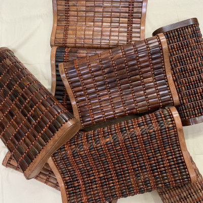 Gối Công Thái Học , Gối Hạt Gỗ Hương - Kích Thước 43cmx24cmx8/4cm ( video , hình thật ) 