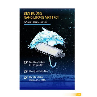 Đèn năng lượng mặt trời SKI SKL120W