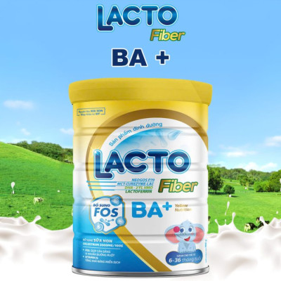 Sữa Mát Lacto Fiber BA+ ( 6-36 tháng) Hỗ trợ tiêu hóa, hấp thụ