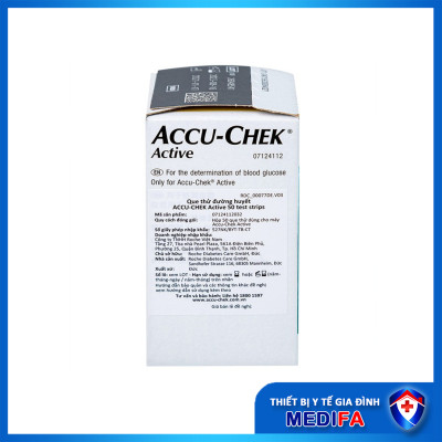 Que Thử Đường Huyết Accu-chek Active 50