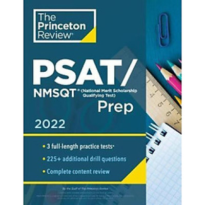 Sách - Princeton Review PSAT/NMSQT Prep, 2022 : 3 Practice Tests + Review & by Princeton Review (US edition, paperback)