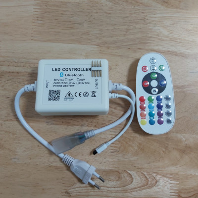 BỘ ĐIỀU KHIỂN LED DÂY NHIỀU MÀU 220V CÓ KẾT NÓI APP WIFI