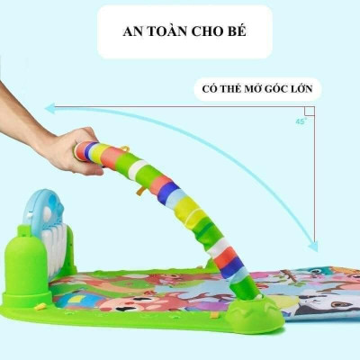 Thảm Nhạc Cho Bé Sơ Sinh, Thảm Đàn Piano Cho Bé, Thảm Đồ Chơi Cho Bé, Hình Thù Ngộ Nghĩnh Nhiều Màu - Hàng Nhập Khẩu