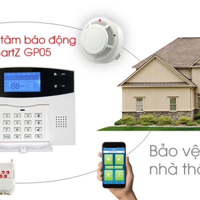 Bộ Báo Động Chống Trộm Không Dây Qua Sim GSM - GP05