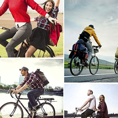 Kệ Yên Sau Gác Ba Ga Gắn Thêm Phía Sau Cho Xe Đạp Vào Cốt Yên (Tích Hợp Kèm Chắn Bùn) Đa Năng Điều Chỉnh Hợp Kim Nhôm Cao Cấp Cho Xe Đạp Leo Núi Địa Hình Mai Lee