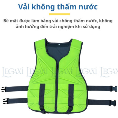 Áo Phao Tập Bơi Cứu Sinh An Toàn Cho Người Lớn Và Trẻ Em Dùng Khi Tắm Biển Hồ Câu Cá Du Thuyền