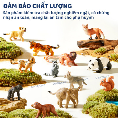 Đồ Chơi Mô Hình Động Vật Similation Toy Set Mideer, Đồ Chơi Giáo Dục Cho Bé 2,3,4,5,6 tuổi