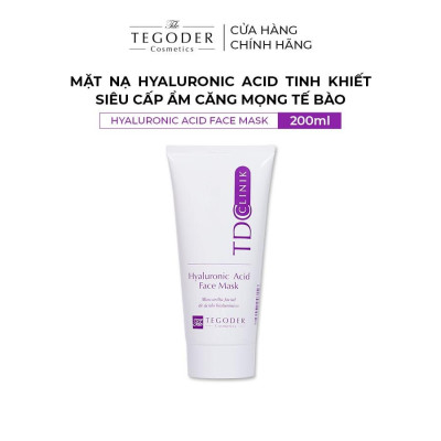 Mặt nạ Hyaluronic Acid tinh khiết siêu cấp ẩm căng mọng tế bào Tegoder Hyaluronic Acid face mask 200 ml mã 6156