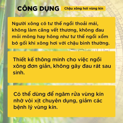 Chậu Xông Hơi Sau sinh Nhựa Cao Cấp ZitaHima Có Vòi Xịt