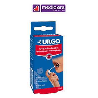 Urgo Spray Xịt vết thương ở miệng chai 15ml