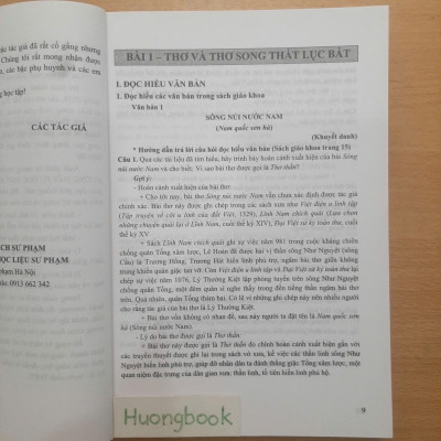 Sách - Combo hai tập Hướng dẫn tự học Ngữ Văn lớp 9 (Bộ sách Cánh Diều)