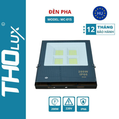 Đèn pha MC-015 Tholux 200W. Đèn led ngoài trời