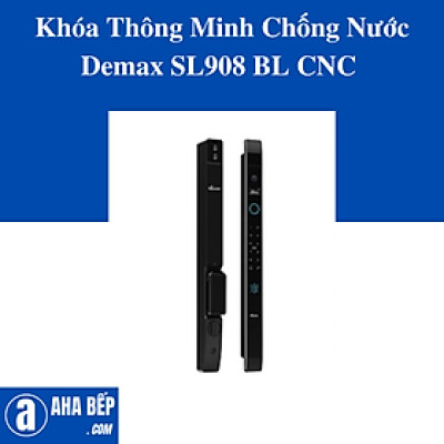 Khóa Thông Minh Chống Nước Demax SL908 BL CNC . Hàng Chính Hãng