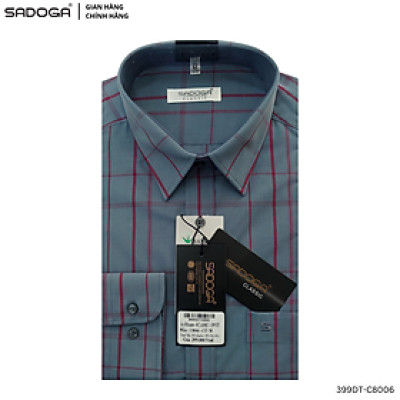 Áo Sơ Mi Nam Sadoga Enkoni Chất Liệu Sợi Tre Cao Cấp Mềm Mịn Thoáng Mát 399D