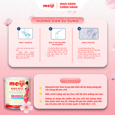 Combo 1 Hộp Thực phẩm Bổ Sung Meiji Mama Milk Và 1 Hộp Sản Phẩm Dinh Dưỡng Công Thức Meiji Growing Up Formula Ezcube