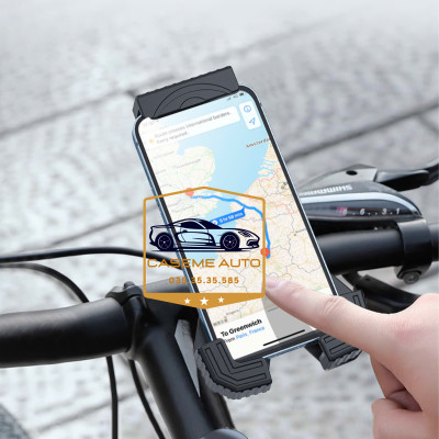 Giá Đỡ, Kẹp Điện Thoại Hiệu Wiwu CH042 Cho Xe Đạp - Cố Định Chắc Chắn, An Toàn, Tiện Dụng - Hàng Chính Hãng