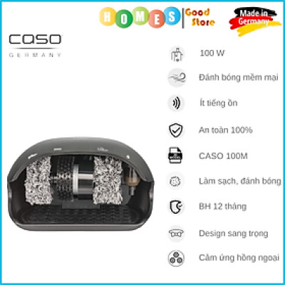 Máy Đánh Giày Tự Động CASO 100M Cao Cấp, Đánh Sạch Sáng Bóng Không Hư Giày, Nhập Khẩu Đức Tiêu Chuẩn EU - Hàng Nhập Khẩu