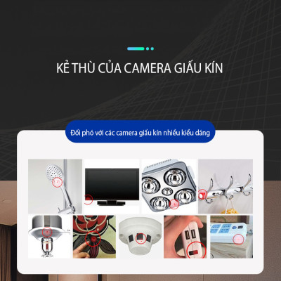 Máy Dò Camera Quay Trộm, Còi Báo Động Chống Trộm Cao Cấp K300 - Hàng Nhập Khẩu