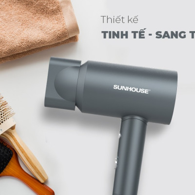 Máy Sấy Tóc SUNHOUSE SHD2315 - Màu Ngẫu Nhiên - Hàng Chính Hãng