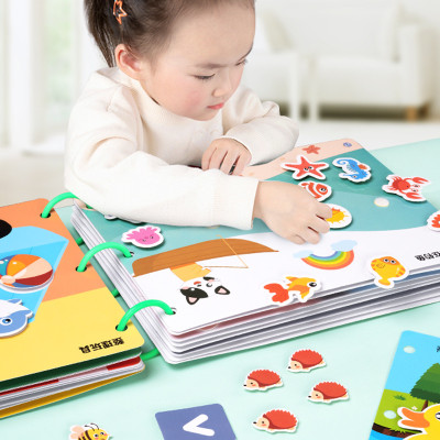 Đồ Chơi Trẻ Em, Sách Bóc Dán 17 Chủ Đề, Học Liệu Bóc Dán Montessori, Asstar Đồ Chơi Giáo Dục Cho Bé